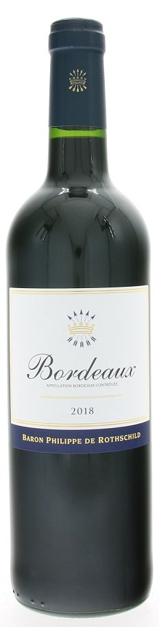 Rothschild Bordeaux Rouge 0,75L, AOC, r2018, cr, su