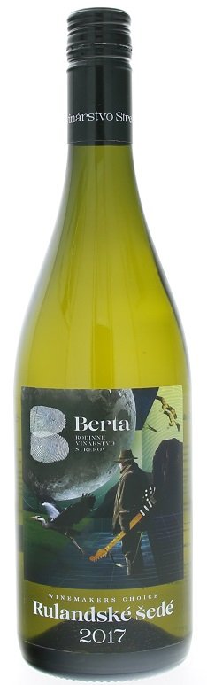 Berta Winemakers Choice Rulandské šedé 0,75L, r2017, ak, bl, su