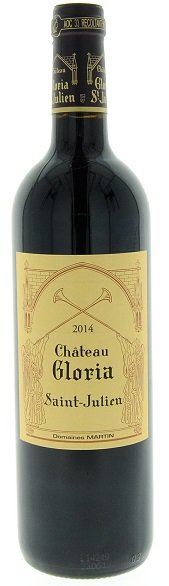 Bordeaux Château Gloria 0,75L, AOC, r2014, cr, su