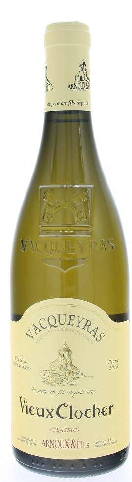 Arnoux and Fils Vieux Clocher, Vacqueyras Classic Blanc 0,75L, AOC, r2018, bl, su
