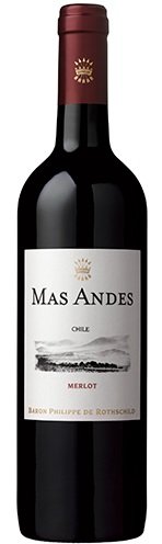 Rothschild Mas Andes Merlot 0.75L, r2017, cr, su