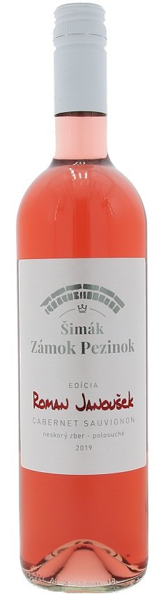 Šimák Zámok Pezinok Edícia Roman Janoušek Cabernet Sauvignon 0.75L, r2019, nz, ruz, plsu