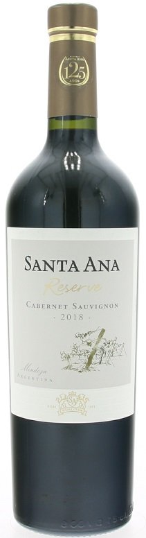 Santa Ana Reserve Cabernet Sauvignon 0.75L, r2018, cr, su