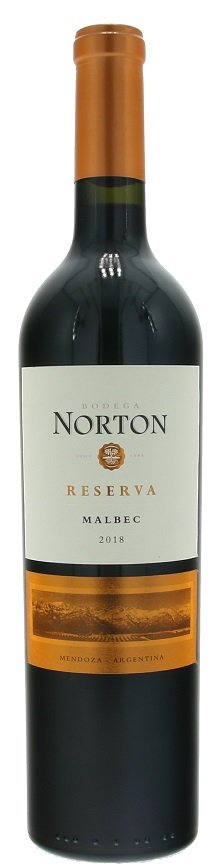 Norton Reserve Malbec 0.75L, r2018, cr, su