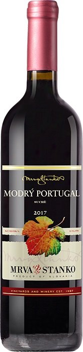 Mrva & Stanko Modrý Portugal, Dolné Orešany 0.75L, r2017, ak, cr, su