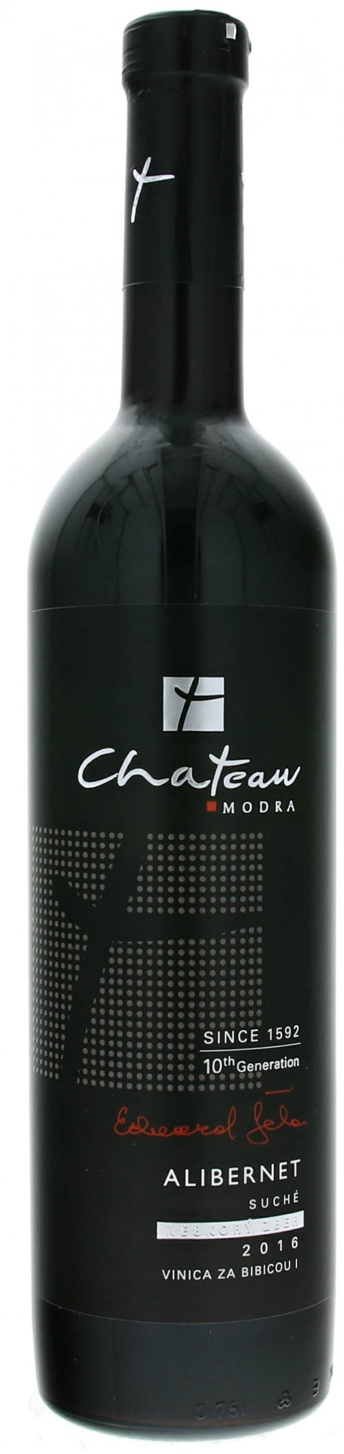 Château Modra 10th Generation Alibernet 0,75L, r2016, nz, cr, su