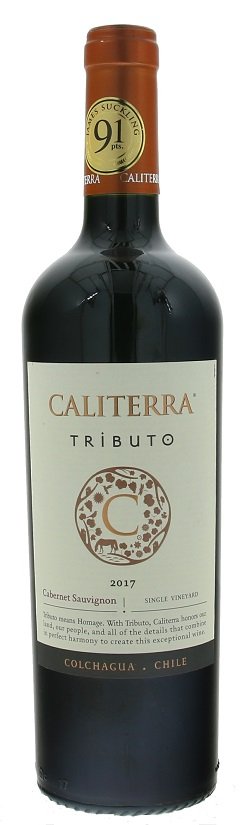 Caliterra Tributo Cabernet Sauvignon 0,75L, r2017, cr, su