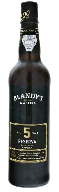 Blandy's Madeira Reserva 5 Y.O. Doce Rich 0.5L, fortvin, bl, sl