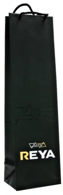 Reya dárková taška na 1 láhev, černá mat. 400 x 90 x 110 mm