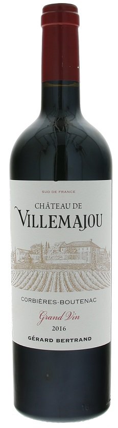 Gerard Bertrand Château de Villemajou, Corbieres Boutenac 0.75L, AOC, r2016, cr, su