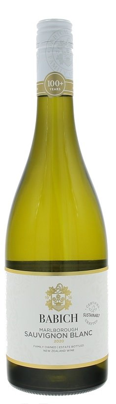Babich Sauvignon Blanc 0.75L, r2020, bl, su, sc