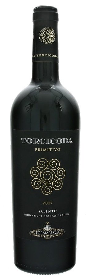 Tormaresca Torcicoda Primitivo Salento 0,75L, IGT, r2017, cr, su