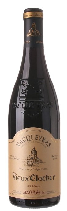 Arnoux and Fils Vieux Clocher, Vacqueyras Classic 0.75L, AOC, r2018, cr, su