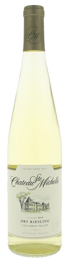 Chateau Ste.Michelle Columbia Valley Dry Riesling 0.75L, r2018, bl, su