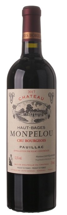 Bordeaux Château HAUT-BAGES MONPELOU 0.75L, AOC, Cru Bourgeois, r2017, cr, su