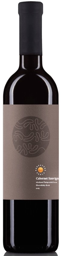 Karpatská Perla Cabernet Sauvignon 0.75L, r2015, vin, cr, su