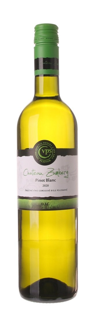 Pavelka Château Zumberg Pinot Blanc 0.75L, r2020, ak, bl, plsu, sc