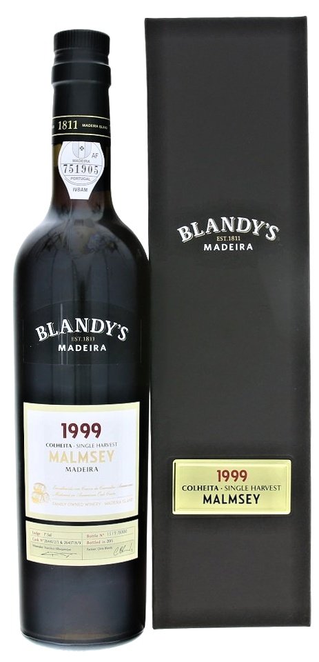 Blandy's Madeira Colheita Malmsey 0.5L, r1999, fortvin, bl, sl, DB