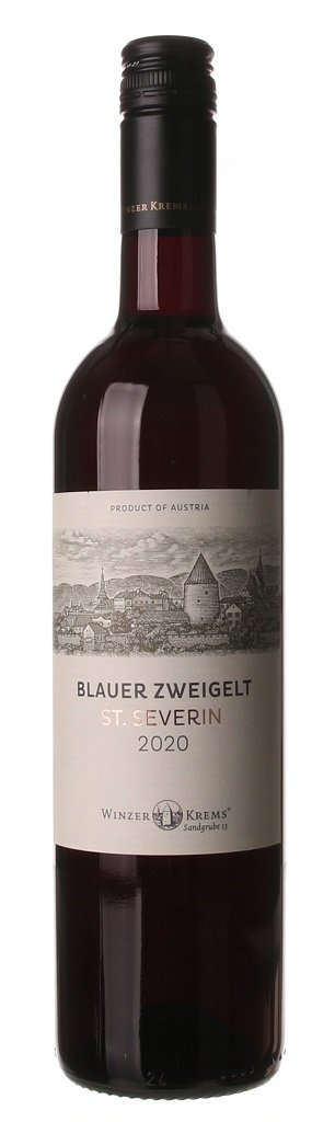 Winzer Krems Blauer Zweigelt St.Severin 0.75L, PDO, r2020, cr, su, sc