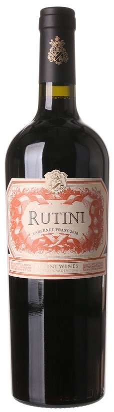 Rutini Colección Cabernet Franc 0.75L, r2018, cr, su
