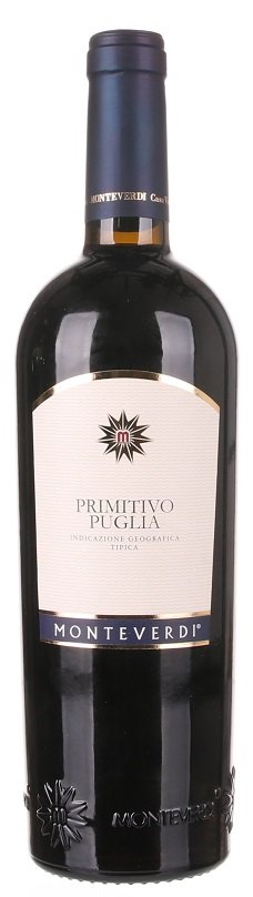 Monteverdi Primitivo Puglia 0.75L, IGT, r2019, cr, su
