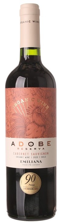 Emiliana Adobe Cabernet Sauvignon BIO 0.75L, r2020, cr, su