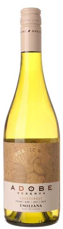 Emiliana Adobe Chardonnay BIO 0.75L, r2021, bl, su, sc