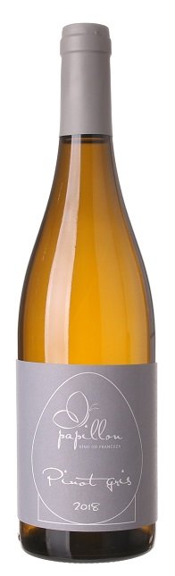 Papillon Víno od Francúza Pinot gris 0.75L, r2018, vin, bl, su