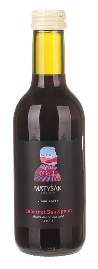 Matyšák Vinum Galeria Bozen Cabernet Sauvignon 0.25L, r2018, ak, cr, su, sc