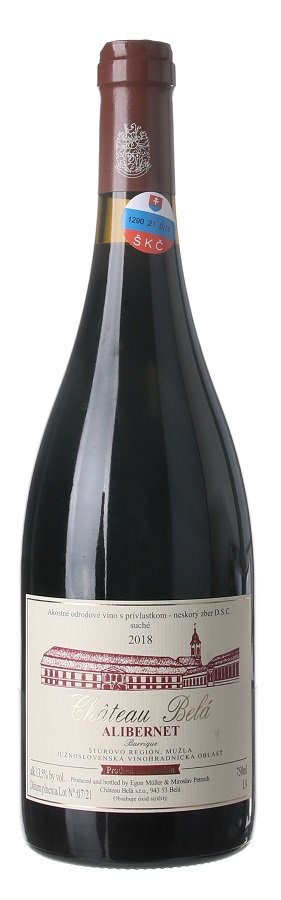 Château Belá Alibernet 0.75L, r2018, nz, cr, su
