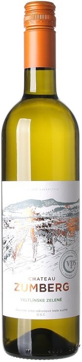Pavelka Château Zumberg Veltlínske zelené 0.75L, r2023, ak, bl, su, sc