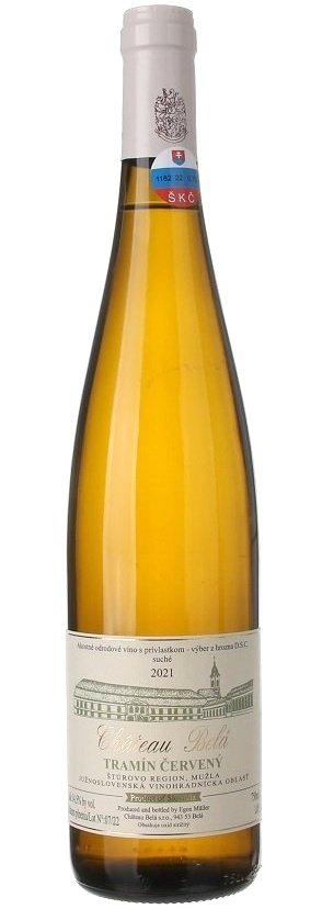 Château Belá Tramín červený 0.75L, r2021, vzh, bl, su
