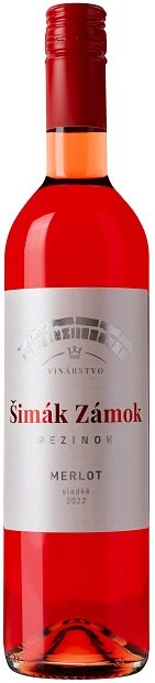 Šimák Zámok Pezinok Merlot rosé 0.75L, r2022, ruz, sl, sc