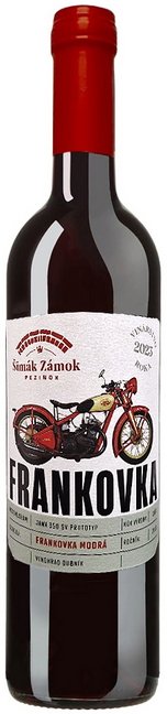 Šimák Zámok Pezinok Frankovka modrá MOTO edice 0.75L, r2021, ak, cr, su
