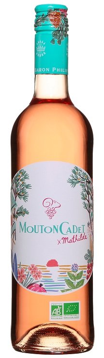 Rothschild Mouton Cadet Rosé Mathilde BIO 0.75L, AOC, r2023, ruz, su, sc