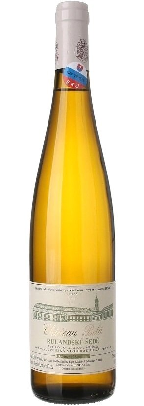 Château Belá Rulandské šedé 0.75L, r2023, vzh, bl, su