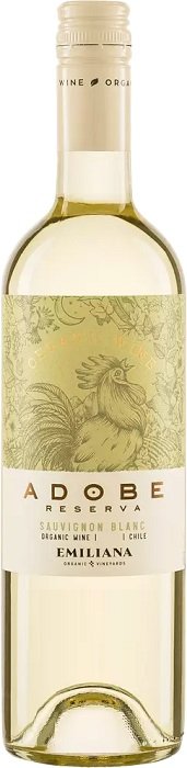 Emiliana Adobe Sauvignon Blanc BIO 0.75L, r2023, bl, su, sc