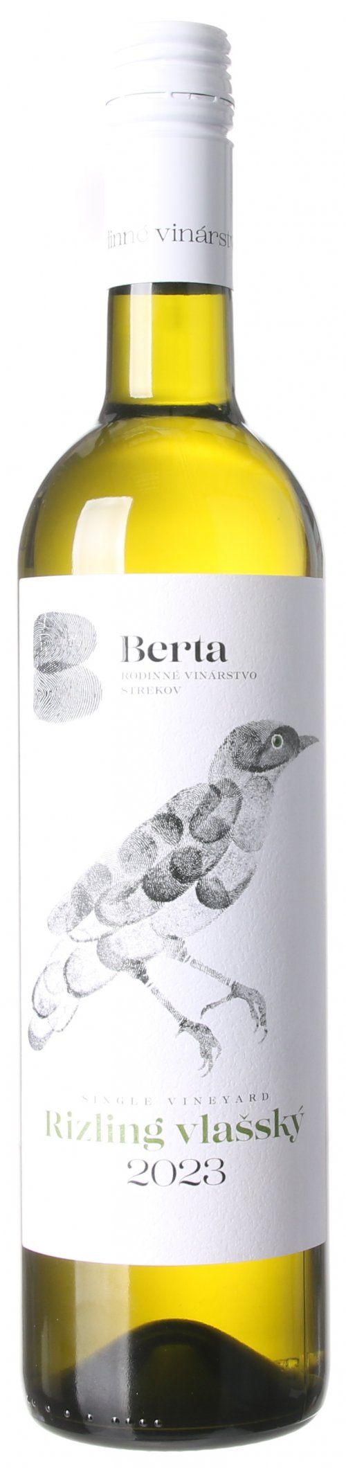 Berta Ryzlink vlašský Single Vineyard 0.75L, r2023, bl, su, sc