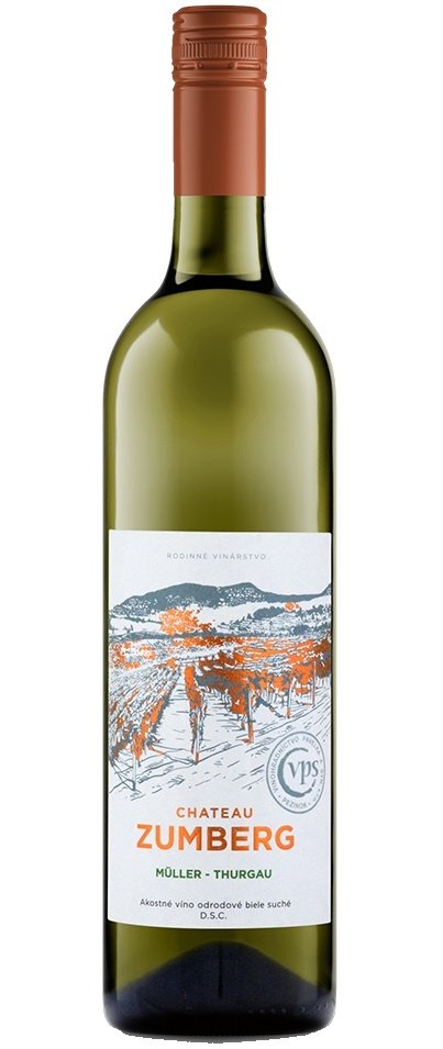 Pavelka Château Zumberg Müller Thurgau 0.75L, r2024, ak, bl, su, sc