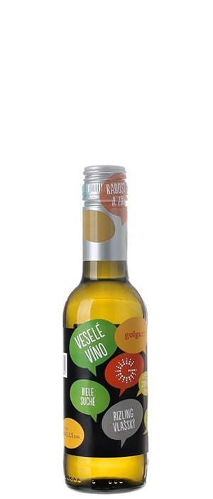 Golguz Veselé víno Rizling vlašský 0.25L, r2023, ak, bl, su, sc
