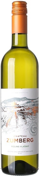 Pavelka Château Zumberg Ryzlink vlašský 0.75L, r2024, ak, bl, su, sc