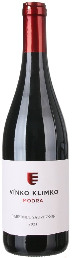 Vínko Klimko Cabernet Sauvignon 0.75L, r2021, cr, su