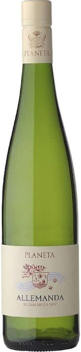 Planeta Allemanda Moscato Bianco BIO 0.75L, DOC, r2023, bl, su, sc