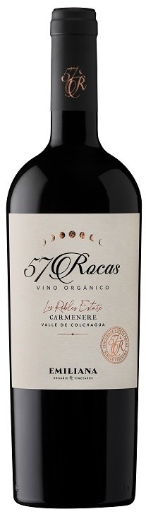 Emiliana 57 Rocas Carmenere BIO 0.75L, r2021, cr, su