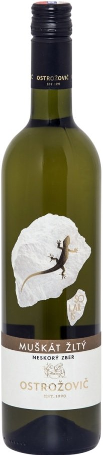 Ostrožovič Solaris Muškát žlutý 0.75L, r2024, nz, bl, su, sc