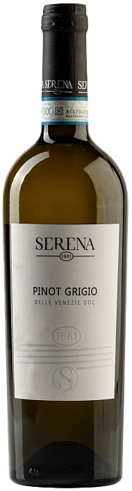 SERENA 1881 Pinot Grigio Delle Venezie 0.75L, DOC, vin, bl