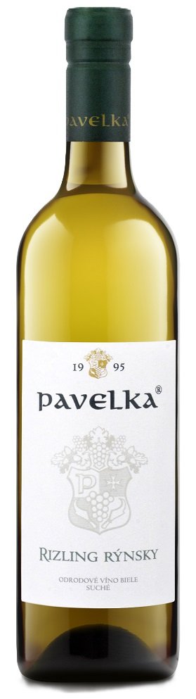 Pavelka Ryzlink rýnský 0.75L, r2023, vzh, bl, su