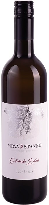 Mrva & Stanko Silvánske zelené, Šenkvice 0.75L, r2023, vin, bl, su, sc