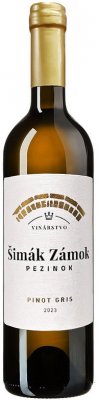 Šimák Zámok Pezinok Pinot Gris 0.75L, r2023, bl, su