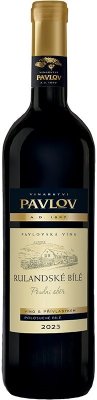 Vinařství Pavlov Rulandské bílé 0.75L, r2023, nz, bl, plsu